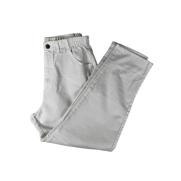 Lee White Elastic Waist Jeans‎ / Pants - Picture 4 of 8